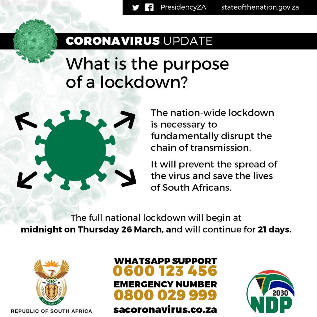 South Africa 21day lockdown rules you need to follow or face jail time