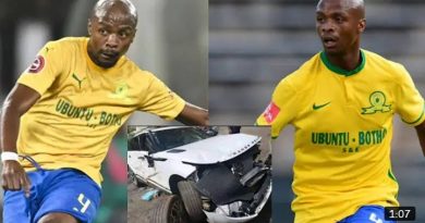 Mamelodi Sundowns Player involved in a car accident Mamelodi Sundowns Player involved in a car accident