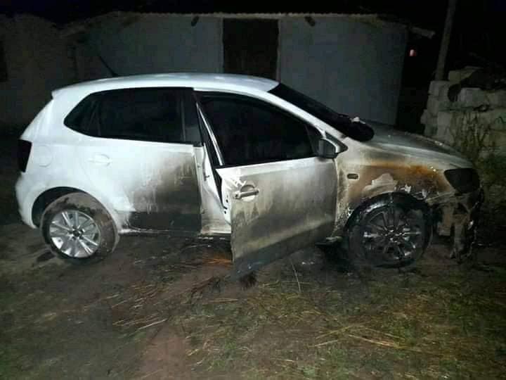 A woman who just bought brand new polo TSI last month found it burnt in ...