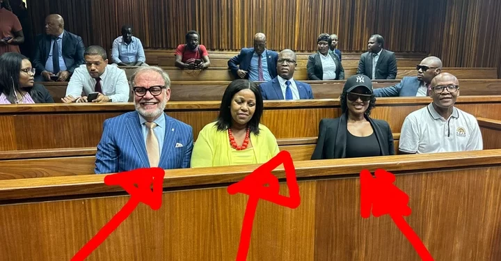 Look Who Was Spotted In Court Supporting Former President Zuma Yesterday. See Pictures & Names Here