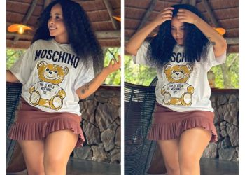 Check out recent pictures of Brown Mbombo that left people talking on social media.