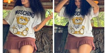 Check out recent pictures of Brown Mbombo that left people talking on social media.