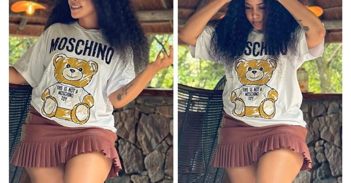 Check out recent pictures of Brown Mbombo that left people talking on social media.