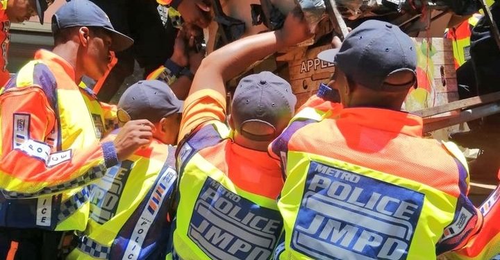 Illegal Immigrants and traders were left in tears after JMPD officers raided their market in Joburg