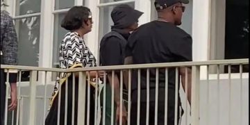 Aka’s family Nadia Nakai and DJ Zinhle arrive together Tibz memorial service