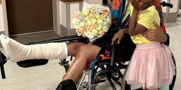 Mihlali Ndamese tells her fans after posting a picture sitting on a wheelchair.