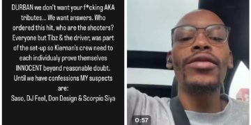 Watch: Notha Baloyi Breaks Silence Concerning AKA’s Killing, What He Said Left People Shocked