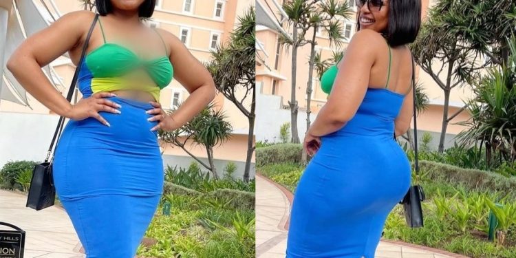 Phindile Gwala Left Mzansi Stunned After She Shares Her Latest Pictures Showing Her Beautiful Legs