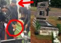 As AKA was Being Honoured In His Grave, See What People Noticed Don Design Holding Near It (Photos)