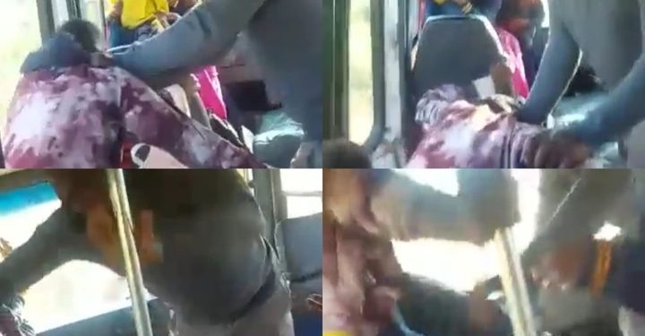 Watch: School bus Driver Was Spotted Punching & Kicking Primary School Boy