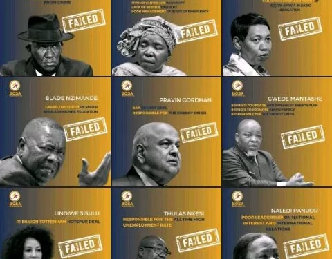 Mmusi Maimane issued out a list of ministers whom he claims are incompetent