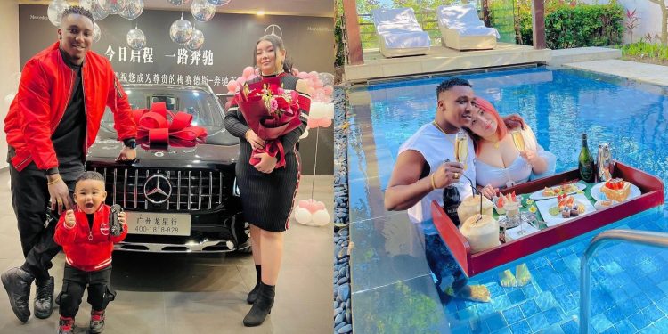 Remember The African Man Who Married A Chinese Lady? Checkout Photos Of Them Enjoying Love Moments