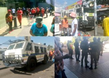 Look What Happened When EFF Went To Warn Pan Africa Mall Of The Upcoming Protest