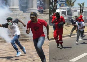EFF Protesters Ran For Their Lives In Durban After Indians Came Out In Numbers And Did This To Them