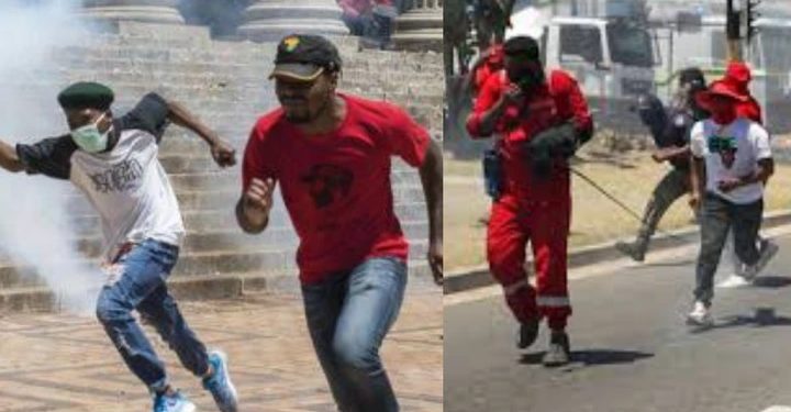 EFF Protesters Ran For Their Lives In Durban After Indians Came Out In Numbers And Did This To Them