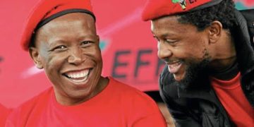 “Pray for Mbuyiseni Ndlozi”- Mzansi reacts after Malema did this to him in the shutdown (video)