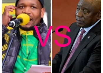 ” Just shut up”, Chairman Nathi Sithole told President Cyril Ramaphosa