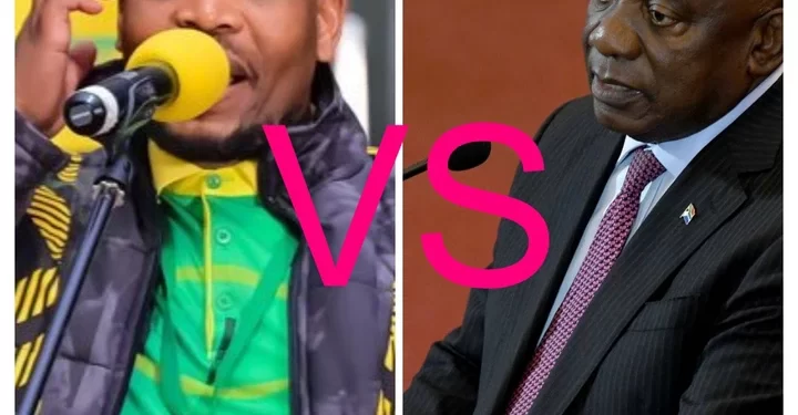 ” Just shut up”, Chairman Nathi Sithole told President Cyril Ramaphosa