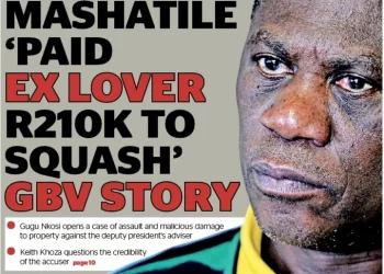 Deputy President Paul Mashatile in Hot water | He bribed his ex lover
