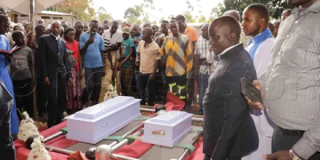 The Painful funeral of the family after the accidents that happened on the Easter holidays.