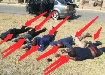 SAPS arrested five armed robber on the N12 after a robbery gone wrong
