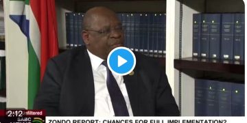 Chief Justice Raymond Zondo Throw president Ramaphosa under the bus