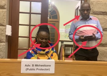 She Will Be Impeached? See What Busisiwe And Her Husband Spotted Doing In Court