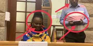 She Will Be Impeached? See What Busisiwe And Her Husband Spotted Doing In Court
