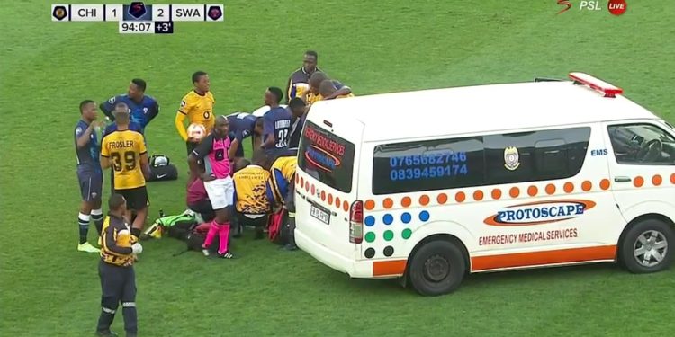 Swallows Interim Coach Musa Nyatama gives update on Keegan Allan after he collapsed on the field