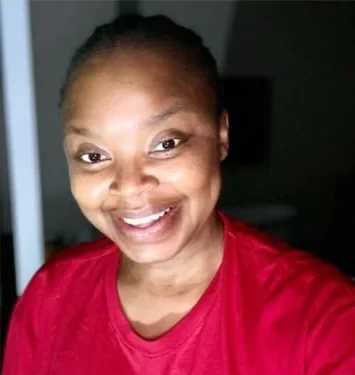 Sad: Zoleka Mandela is currently facing hard times as she is busy fighting breast cancer.