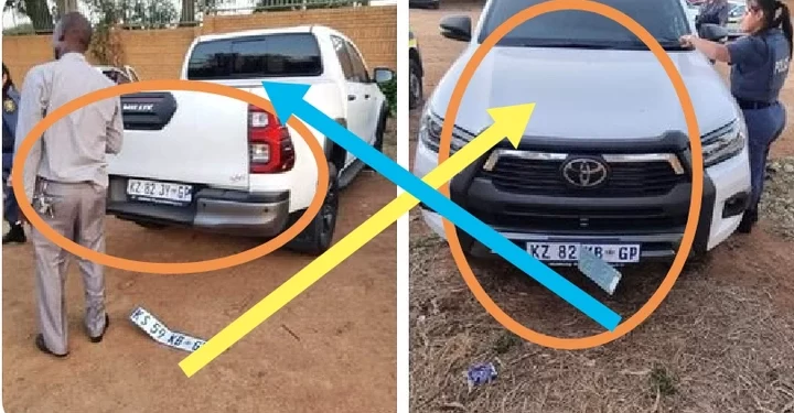 Thieves stole a car and hide the vehicle at a police station for 2 weeks