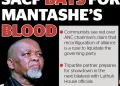 Gwede Mantashe under a serious fire