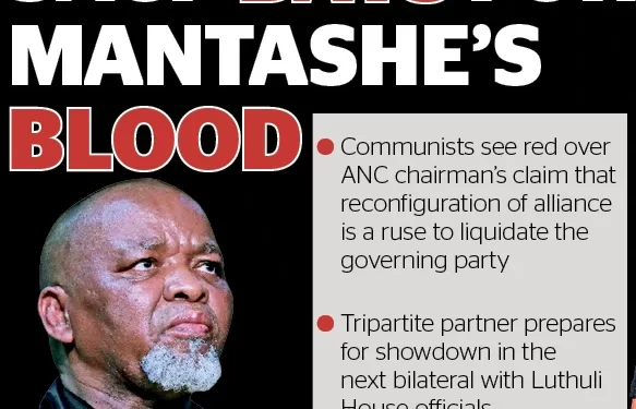 Gwede Mantashe under a serious fire