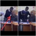 Check out what a schoolboy was caught on camera doing to his teacher that left people in stitches