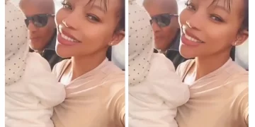 Check out recent pictures of Faith Nketsi and husband after released on bail.