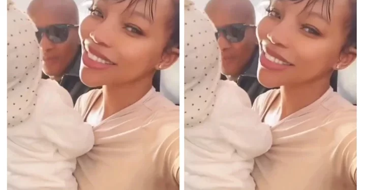 Check out recent pictures of Faith Nketsi and husband after released on bail.