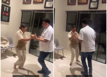 WATCH: AKA’s Parents Lynn and Tony caught on camera dancing to celebrate the Awards AKA won.