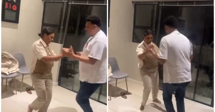 WATCH: AKA’s Parents Lynn and Tony caught on camera dancing to celebrate the Awards AKA won.