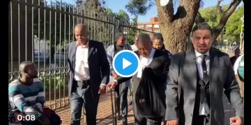 Watch: Dr Nandi’s Father Arrive In Court With A Team Of Lawyers