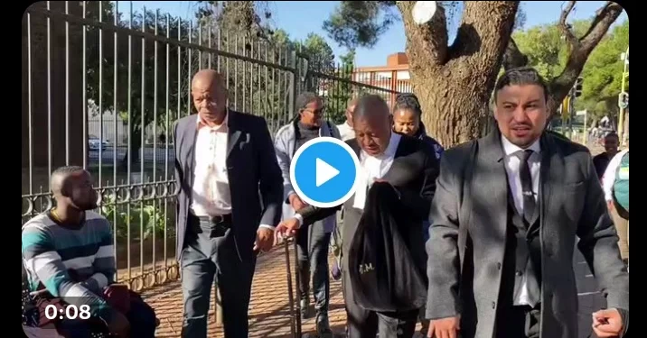Watch: Dr Nandi’s Father Arrive In Court With A Team Of Lawyers