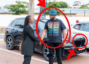 “R1.5m BMW and R72k sneakers” – EFF Leader Floyd Shivambu Criticized After This Picture Was Posted