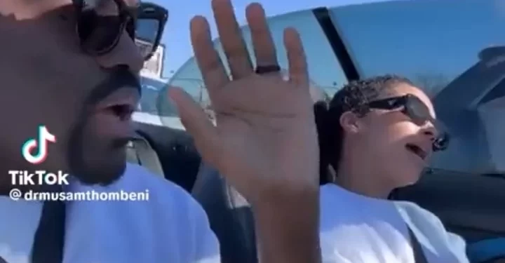 Watch and see what Musa Mthombeni and his wife were doing that caused a stir on social media