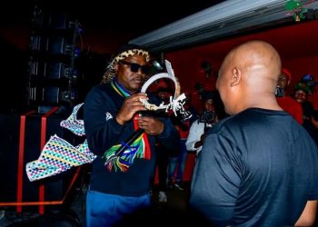 Look What Happened When Ngizwe Mchunu & Julius Malema Met At June 16 EFF Rally In KZN