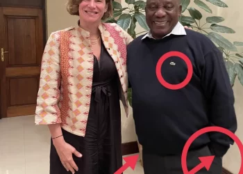 Look What People Noticed On A Photo Of Ramaphosa That Got Them Talking