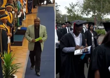 Father allegedly accepts his Late daughter’s degree and Mzansi feels sorry for him