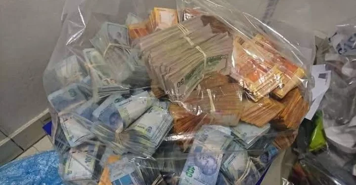 19-Year-Old Boy Found With R1.6 Million In Cash Found Hidden In Plastics By Hawks, Suspect Arrested
