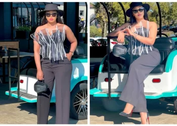 Ayanda Ncwane’s latest post caused commotion as she looked classic in her stylish outfit