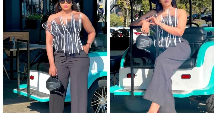 Ayanda Ncwane’s latest post caused commotion as she looked classic in her stylish outfit
