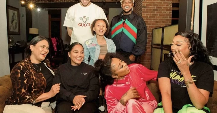 AKA’s mom, DJ Zinhle and Nadia Nakai have become best friends lately | See their recent picture