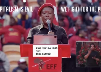Julius Malema Is Being Criticized After He Was Caught Using This